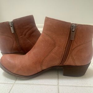 Lucky Brand Brown Ankle Booties
